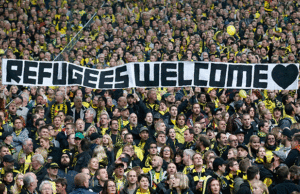 Germany-fans-refugees-welcome