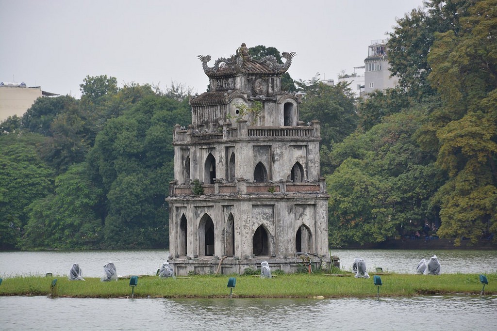 Turtle Tower in Hanoi/Flickr