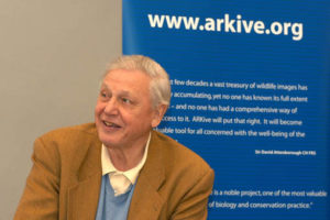 David Attenborough at the Arkive launch