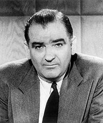 Senator Joseph McCarthy (1908-1957) via: Wikipedia