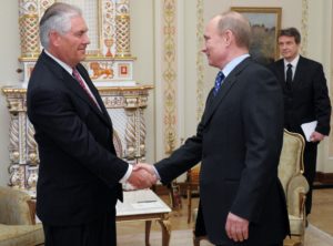 Rex Tillerson order of friendship Putin