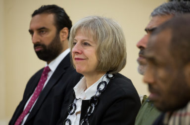 Theresa May at Al Madina Mosque