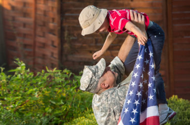 Soldier returns home